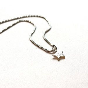 Gucci .925 Silver Star Pendant on Chain/Necklace